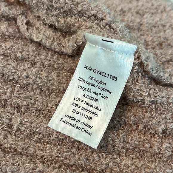 Barefoot Dreams CozyChic Lite Ribbed Shrug Cardigan Blush Pink Size 2X - Picture 7 of 7